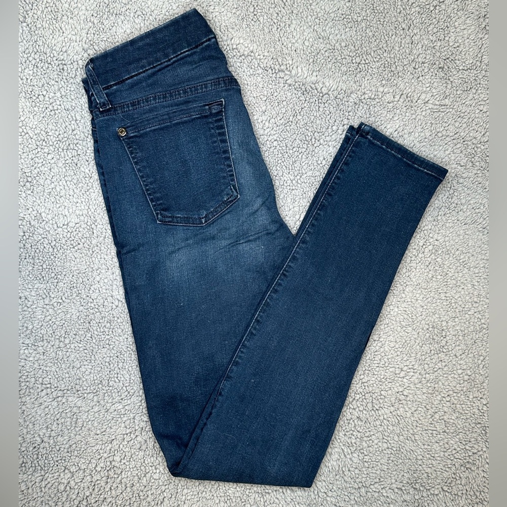 7 for all mankind mid rise skinny Jean size 25